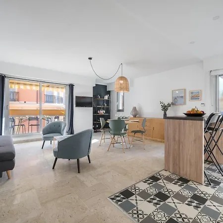 Lägenhet Le Mediterranee - 3 Pieces Au Coeur Du Centre De Ac Menton